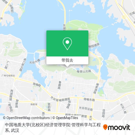 中国地质大学(北校区)经济管理学院-管理科学与工程系地图
