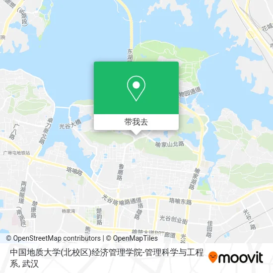 中国地质大学(北校区)经济管理学院-管理科学与工程系地图