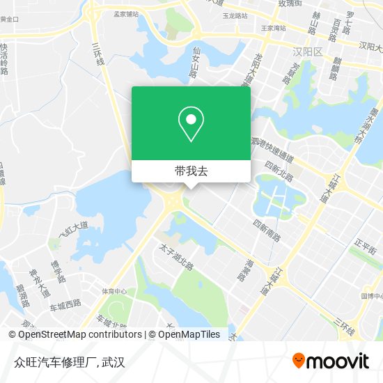 众旺汽车修理厂地图