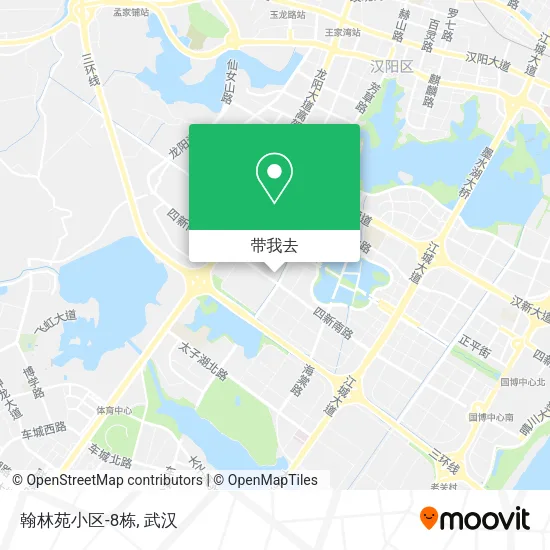 翰林苑小区-8栋地图