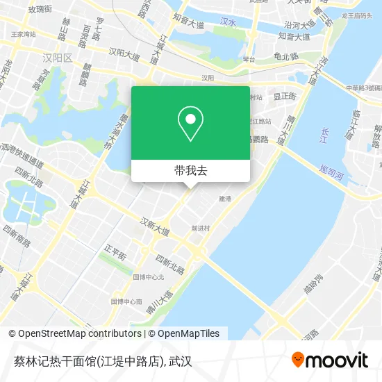 蔡林记热干面馆(江堤中路店)地图