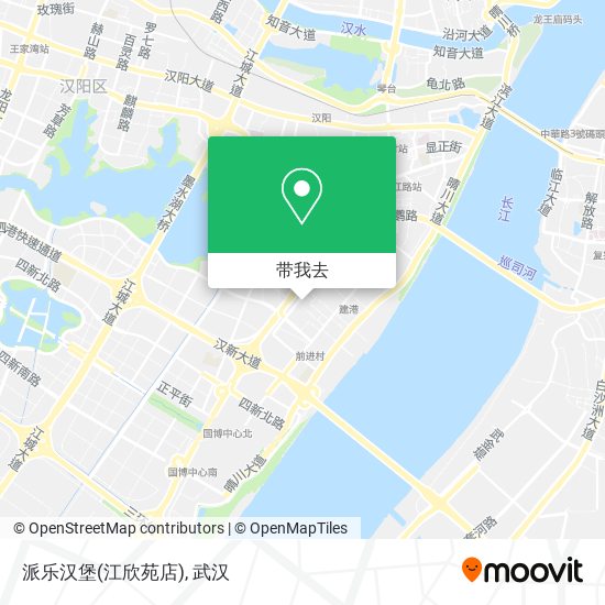 派乐汉堡(江欣苑店)地图