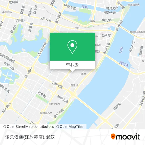 派乐汉堡(江欣苑店)地图
