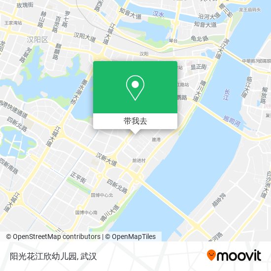 阳光花江欣幼儿园地图