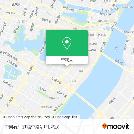 中国石油(江堤中路站店)地图