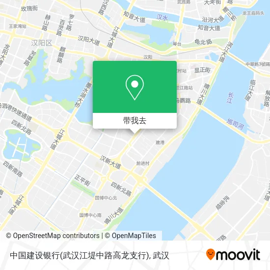 中国建设银行(武汉江堤中路高龙支行)地图