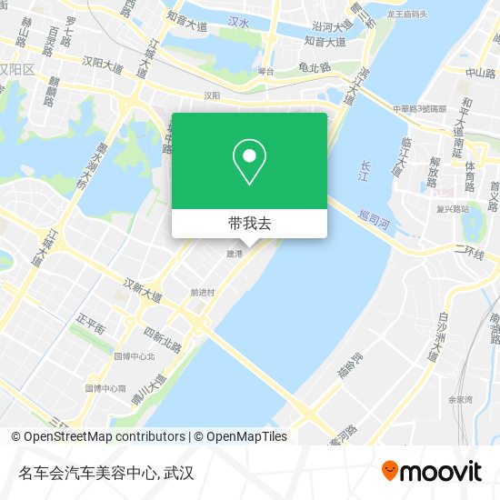 名车会汽车美容中心地图