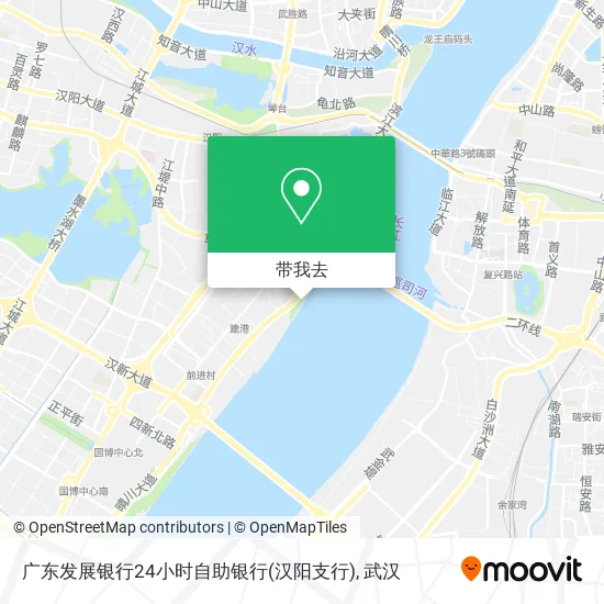 广东发展银行24小时自助银行(汉阳支行)地图