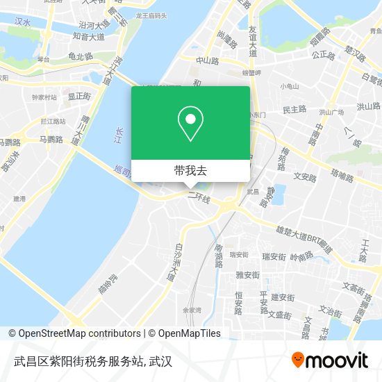 武昌区紫阳街税务服务站地图