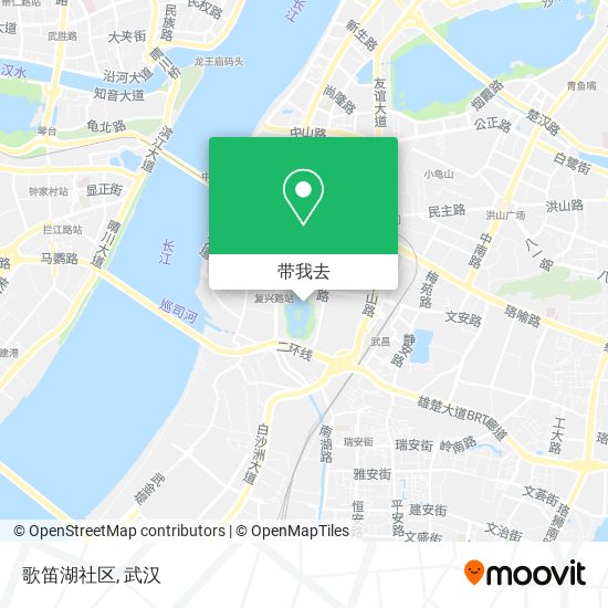 歌笛湖社区地图