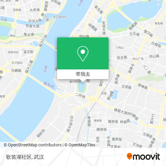 歌笛湖社区地图