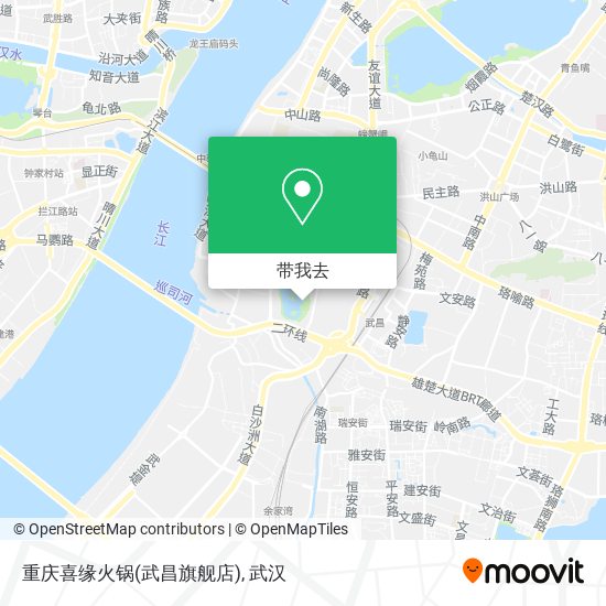 重庆喜缘火锅(武昌旗舰店)地图