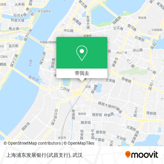 上海浦东发展银行(武昌支行)地图
