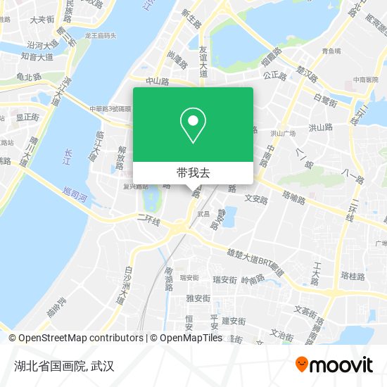 湖北省国画院地图