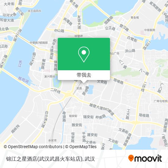 锦江之星酒店(武汉武昌火车站店)地图