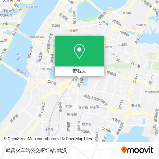 武昌火车站公交枢纽站地图