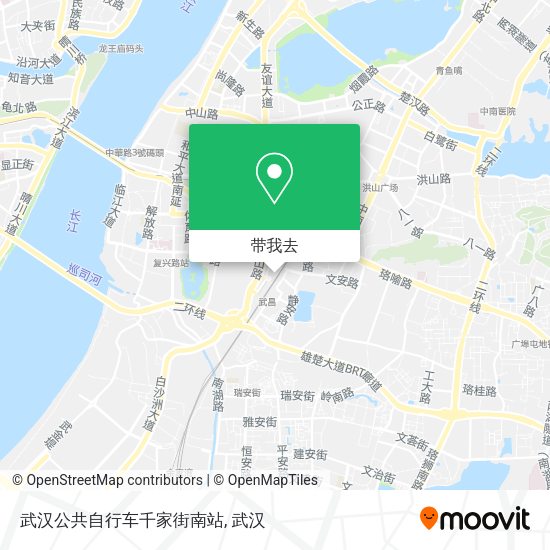 武汉公共自行车千家街南站地图