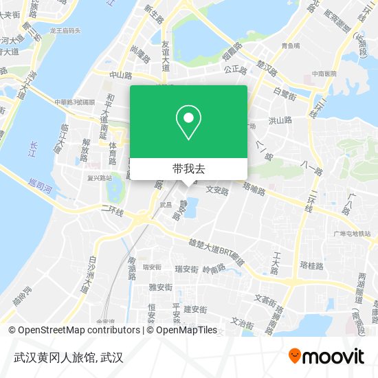 武汉黄冈人旅馆地图