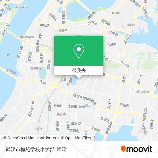 武汉市梅苑学校小学部地图