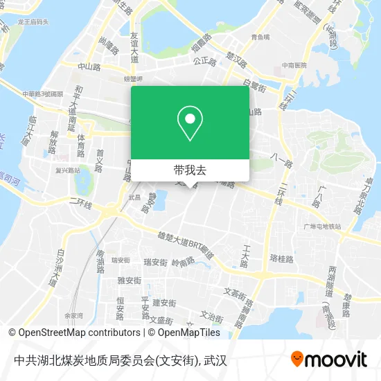 中共湖北煤炭地质局委员会(文安街)地图