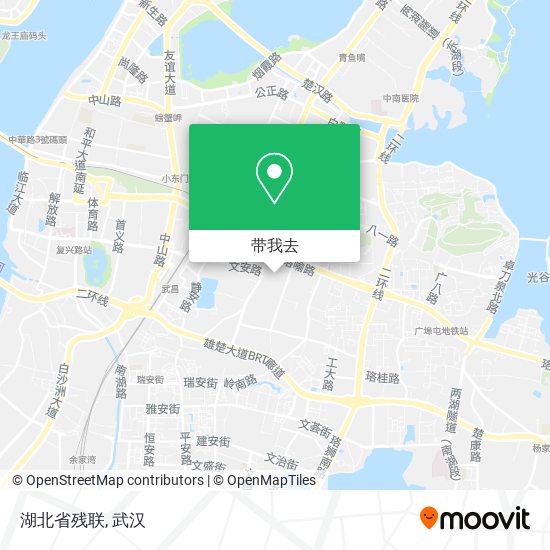 湖北省残联地图