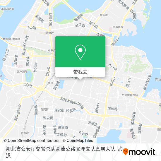 湖北省公安厅交警总队高速公路管理支队直属大队地图