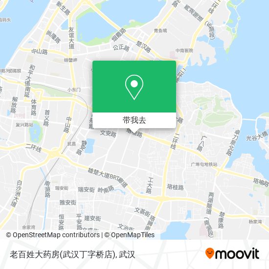 老百姓大药房(武汉丁字桥店)地图