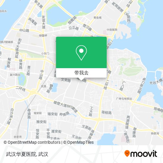 武汉华夏医院地图