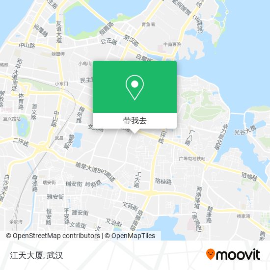江天大厦地图