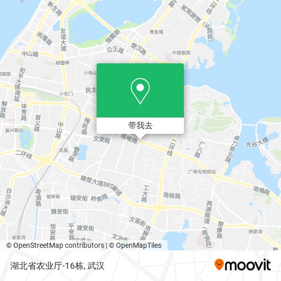 湖北省农业厅-16栋地图