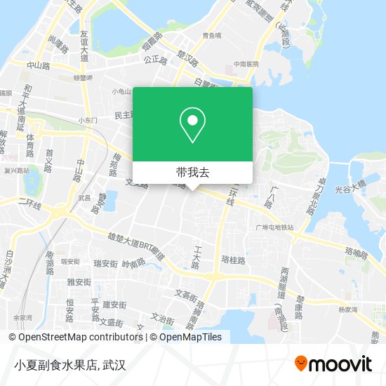 小夏副食水果店地图