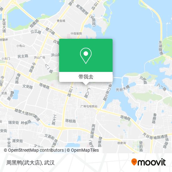 周黑鸭(武大店)地图