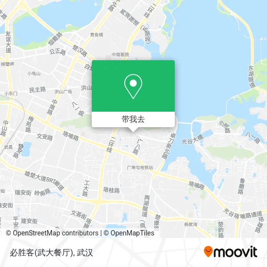 必胜客(武大餐厅)地图