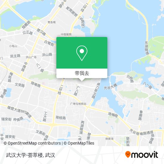 武汉大学-荟萃楼地图