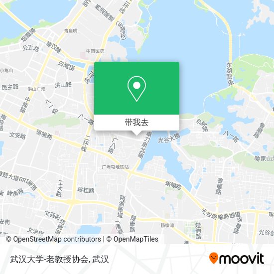 武汉大学-老教授协会地图