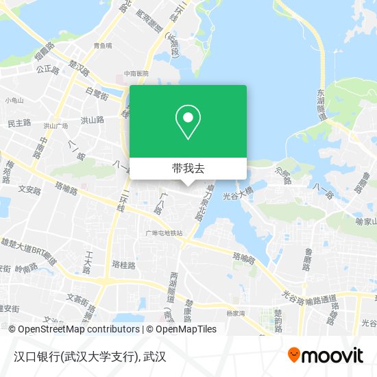 汉口银行(武汉大学支行)地图