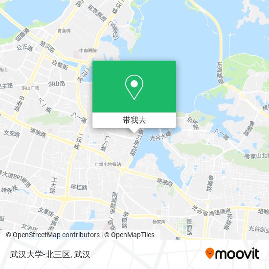 武汉大学-北三区地图