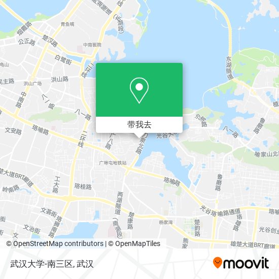 武汉大学-南三区地图