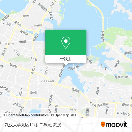武汉大学九区11栋-二单元地图
