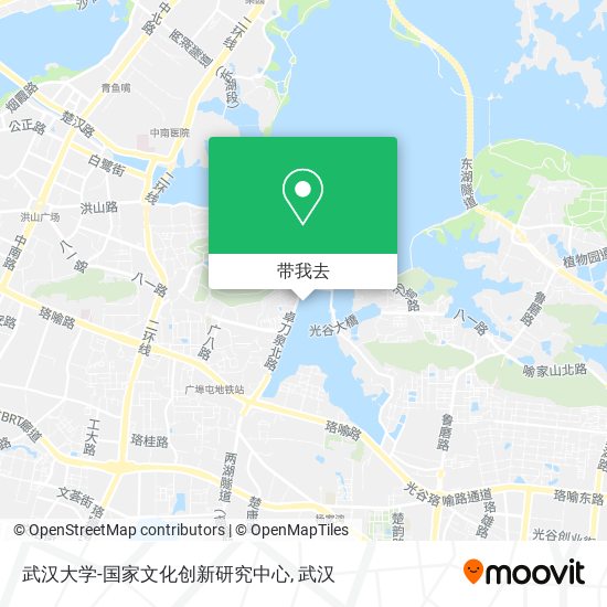 武汉大学-国家文化创新研究中心地图