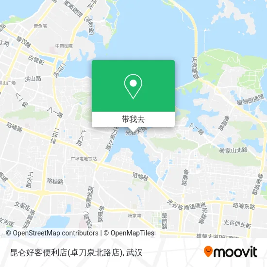 昆仑好客便利店(卓刀泉北路店)地图