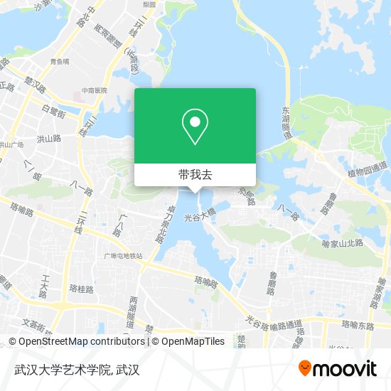 武汉大学艺术学院地图