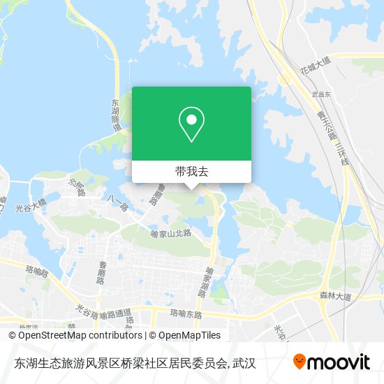 东湖生态旅游风景区桥梁社区居民委员会地图