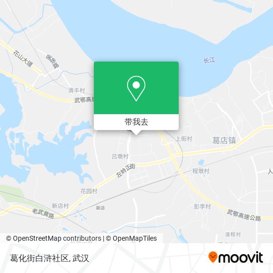 葛化街白浒社区地图