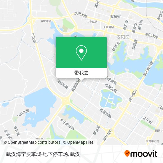 武汉海宁皮革城-地下停车场地图