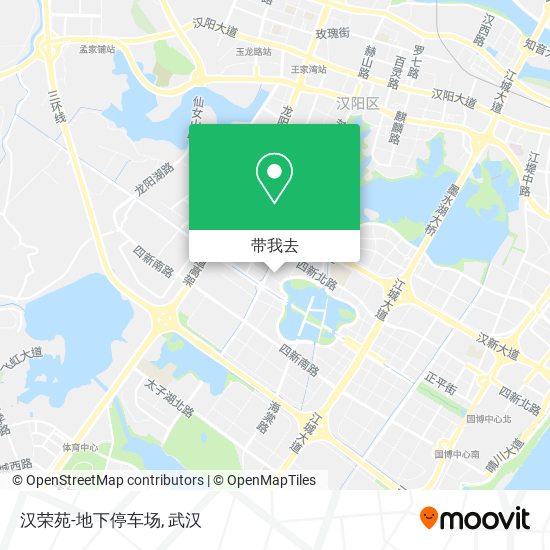 汉荣苑-地下停车场地图
