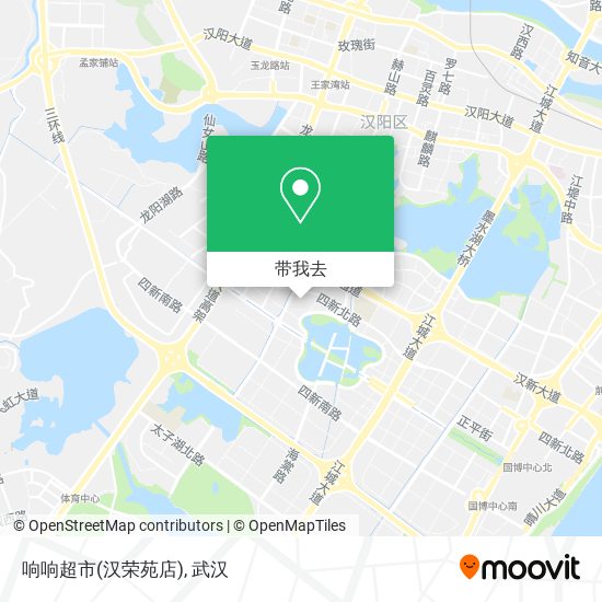 响响超市(汉荣苑店)地图