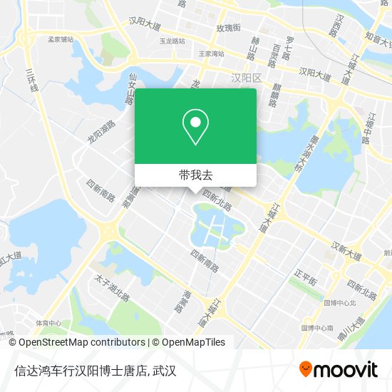 信达鸿车行汉阳博士唐店地图