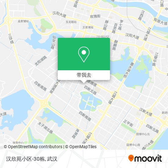 汉欣苑小区-30栋地图