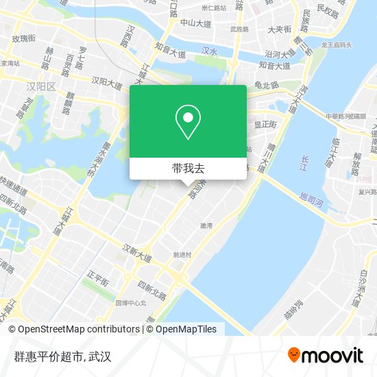群惠平价超市地图